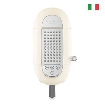 SMEG Machine à expresso manuelle avec buse vapeur,15 bars, chauffe-tasses passif - ECF02- crème