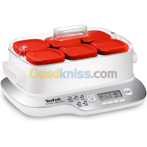 Yaourtiere TEFAL YG660132 MULTI DELICES EXPRESS - 600W - 5EN1 - 6 POT