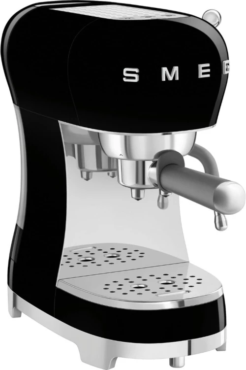 SMEG Machine à expresso manuelle avec buse vapeur,15 bars, chauffe-tasses passif - ECF02BLEU