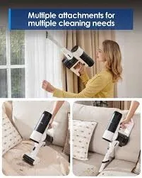 Aspirateur laveur Tineco Floor One Switch S6 Stretch Plus 5EN1-65 min autonomie-avec auto-nettoyage et séchage du rouleau à 85C FlashDry