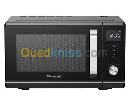 Brandt Micro ondes pose libre - grill 23L Noir GE2301BA - 800W- Puissance grill 1 000 W