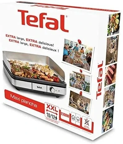 Plancha TEFAL MAXI PLANCHA électrique XXL 12 Personnes Intérieur & Extérieur-2300W- CB690D12
