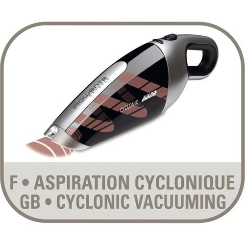 rowenta Aspirateur à main Extenso 4,8V minutes Capacité 0,375 ml, Bleu  / Blanc -  AC446101
