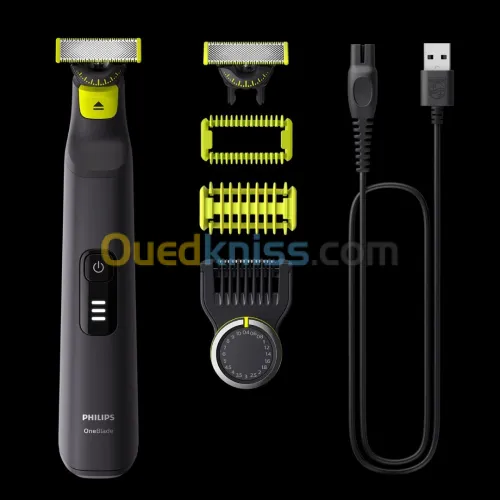 Tondeuse multi usages Oneblade Pro 360 Visage + Corps QP6542/15 100 % étanche autonomie de 90 minute