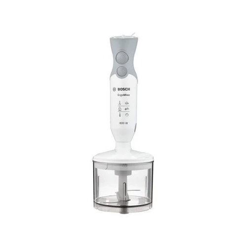 Mixeur Plongeant Bosch ErgoMixx MSM66120 600 W Mini hâchoir BlancGris
