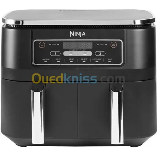 Friteuse a air sans huile airfryer NINJA , 2 Tiroirs,6-en-1 AF300EU- 7.6L - 2500W 