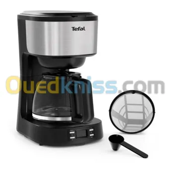 Cafetière filtre TEFAL CM520D10 EQUINOX NOIR - 1,20L - 12 tasses-900W