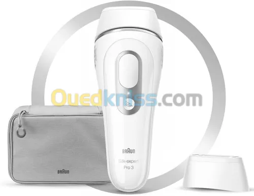Braun Epilation semi-définitive Epilateur à lumière pulsée, 3 niveaux d'intensité - PL3020