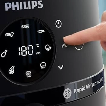 Philips Friteuse a air sans huile classique 4.2l 1500w noir NA220/00