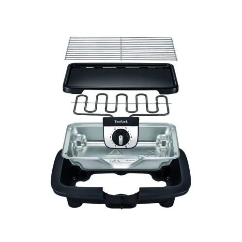 Tefal Barbecue BG930812 EASYGRILL 2 EN 1 TABLE AVEC PLAQUE PLANCHA 2100 W