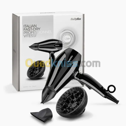 seche cheveux BaByliss Compact Pro 2400 - 2400W - Noir - 6715e