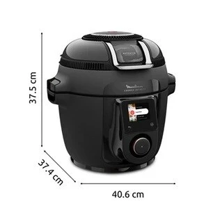 Cookeo Moulinex Infinity CE9828F0 mijoteur, multicuiseur, air-fryer 6.5l, 1600w, 20 modes de cuisson