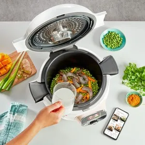 MULTICUISEUR MOULINEX COOKEO INTELLIGENT 6L 1600W BLANC/ARGENT CE86DA10