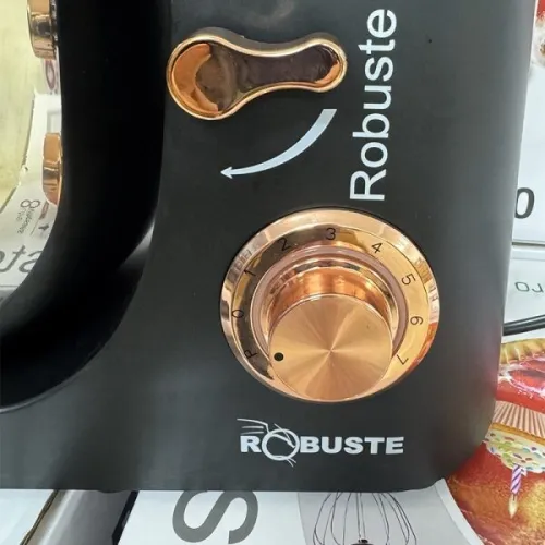 robust Pétrin 8 vitesses 8 Litres 3 KG 1800W - Pro max  GRIS / NOIR