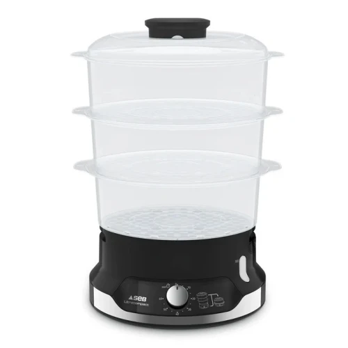 Cuiseur vapeur Seb 3 paniers 800w- 9L - vc204800