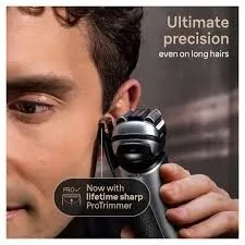 Braun Série 9 PRO+ 9577cc Rasoir électrique pour homme, 5 éléments Pro et rasoir de précision pour cheveux longs, Centre SmartCare 6in1, PowerCase recharge mobile, Wet & Dry