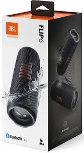 JBL Flip 6 - Enceinte Bluetooth portable et étanche à l'eau et à la poussière, haut-parleur haute fréquence pour des basses profondes, 12 heures d'autonomie