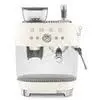 Machine à café à grain Smeg EGF03CREU SMEG Crème-15bars - 4 filtres, carafe à lait, tasseur à café, brosse de nettoyage