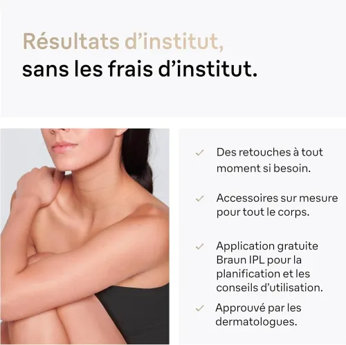 Braun Épilateur À Lumière Au Laser Rasoir Venus, 4 Têtes Pour Épiler Jambes, Visage, Maillot Et Plus