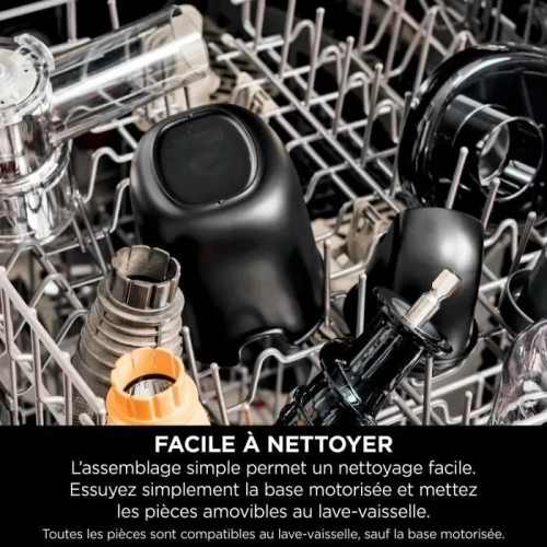 ninja JC151 Extracteur de jus a froid -  Puissance 150W Capacité pulpe. : 1,1L - Capacité jus: 887ml