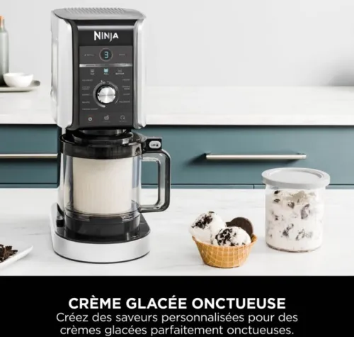 Ninja CREAMi Deluxe 10-en-1 Machine à délices et boissons glacées NC501EU