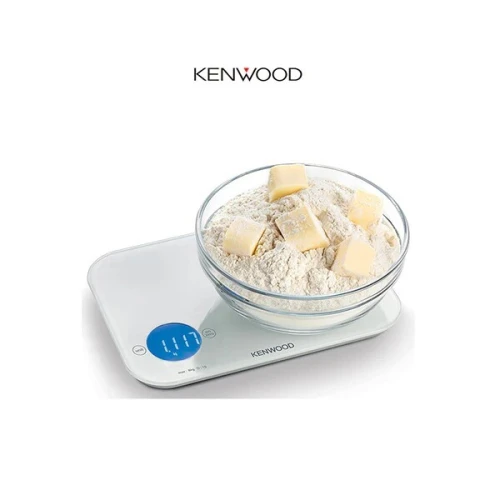 Balance De Cuisine Digitale 8kg En Verre Trempé Avec Fonction Tare Kenwood WEP50.000