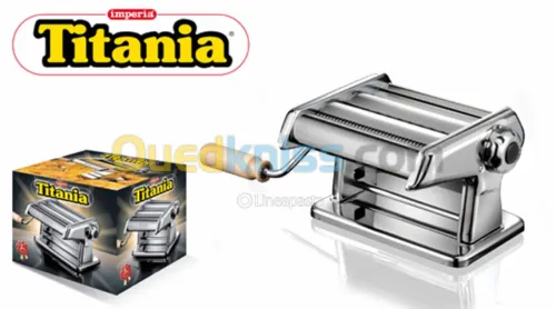 Machine a pates / rachta titania imperia manuelle en acier chrome made in italy