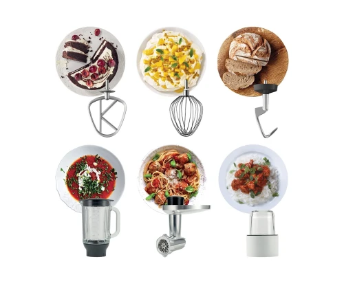 Kenwood Robot pétrin KVL4230S - 1200W - Bol 6.7L - blender 1.7L - Gris - 6 accessoires