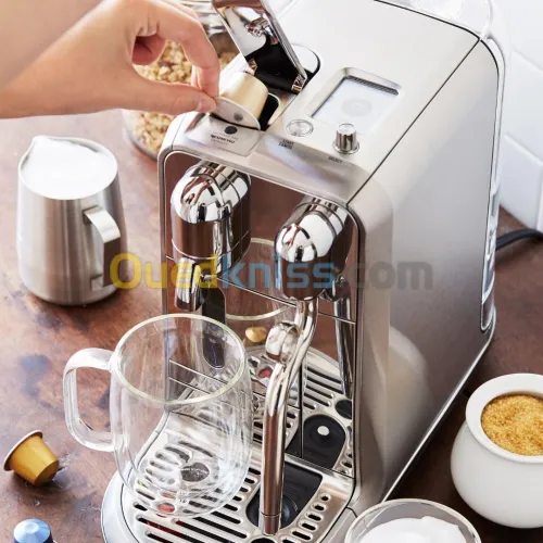 Machine a cafe capsules nespresso creatista plus - 19 bars - ecran - buse vapeur