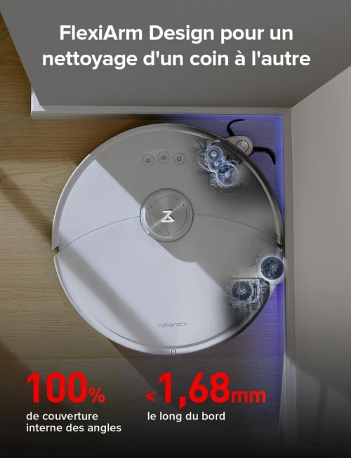 Roborock Robot aspirateur laveur S8 MaxV Ultra avec Station-10000 Pa-3h autonomie