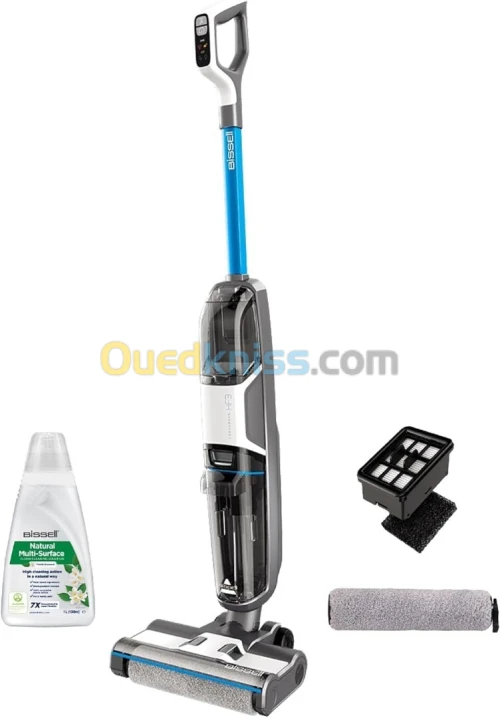 BISSELL CrossWave, Aspirateur Balai Laveur Sans Fil, Aspire & Lave en Même Temps HF3