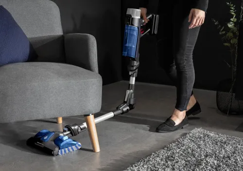 Aspirateur Laveur leger Rowenta x Force Flex 9.60 aqua RH20C0, bleu,100W, 0,4 litres