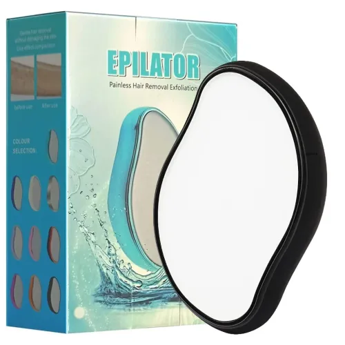  Crystal Épilateur En Cristal Magique, Gomme Indolore Avec, Mini Epilateur Pour Hommes Et Femmes