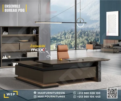 ENSEMBLE DE BUREAU PDG - VIP - IMPORTATION - WEP-DA - 2,00M / 2,20M / 2,40M