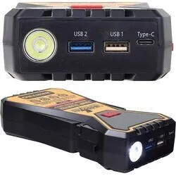 Booster de batterie 600A Power Bank 16000mAh avec torche et valise BEETRO
