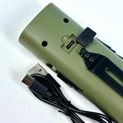 Éclairage de Vélo Puissant Lumière Blanche Et Rouge Power Bank batterie Li-Ion, batterie Type-C