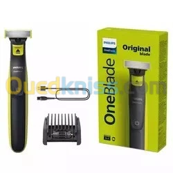 Philips Original OneBlade QP2724/20 - Rasoir Electrique étanche avec Sabot réglable 5 en 1