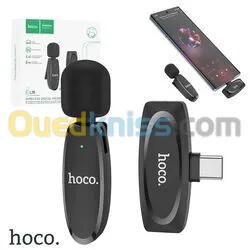 ميكروفون لاسلكي أصلي Hoco L15 Microphone Cravate Sans fil Type-C