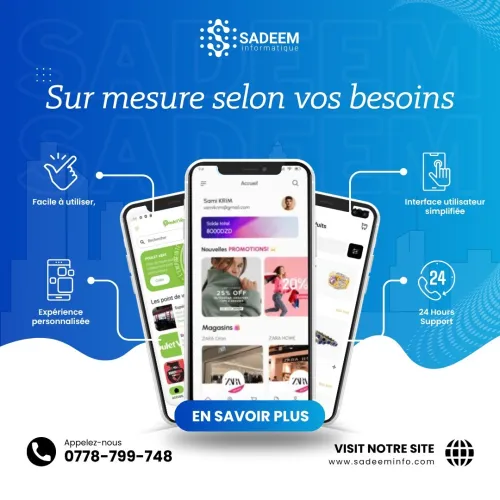 Création de site web et application mobile sur mesure en Algérie