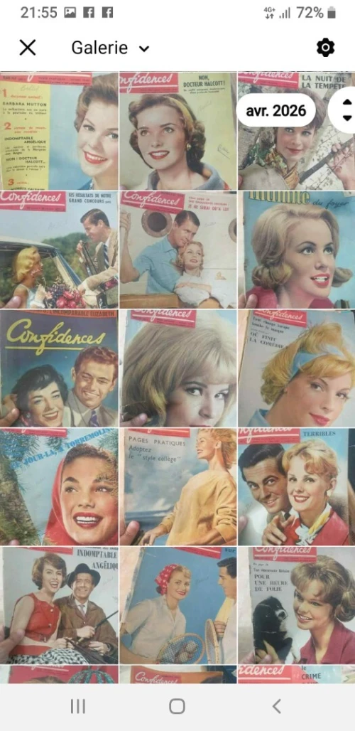 Des ancien roman magazine 1000da l'unité