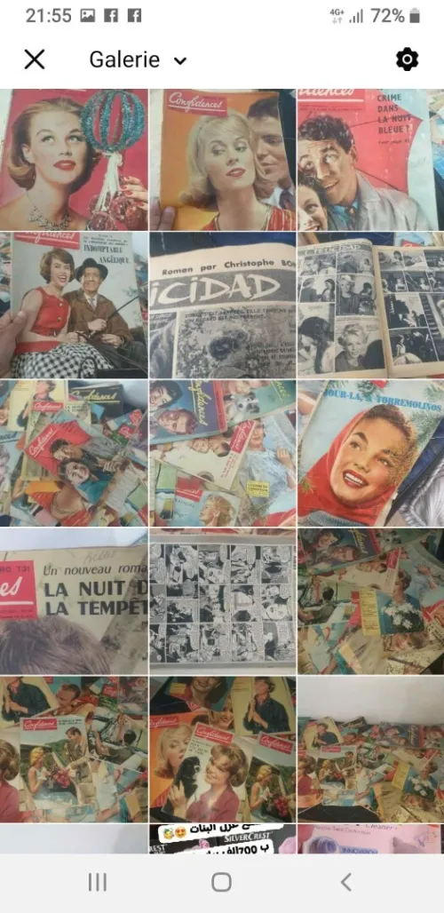 Des ancien roman magazine 1000da l'unité