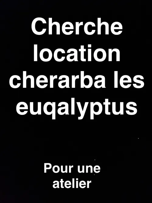 Cherche location Local Alger Les eucalyptus