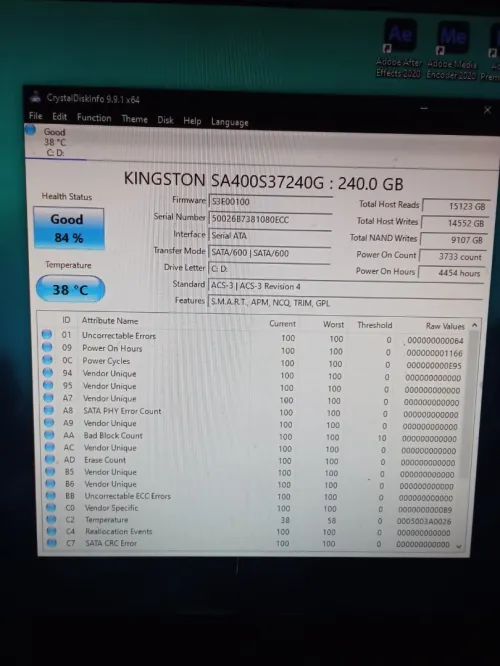 SSD 2.5" SATA III KINGSTON A400 240GB