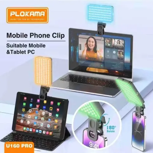 Plokama U160 PRO RGB Rechargeable LED Light