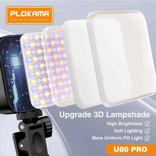 Plokama U80 Pro RGB LED Photography/Videography Fill Light