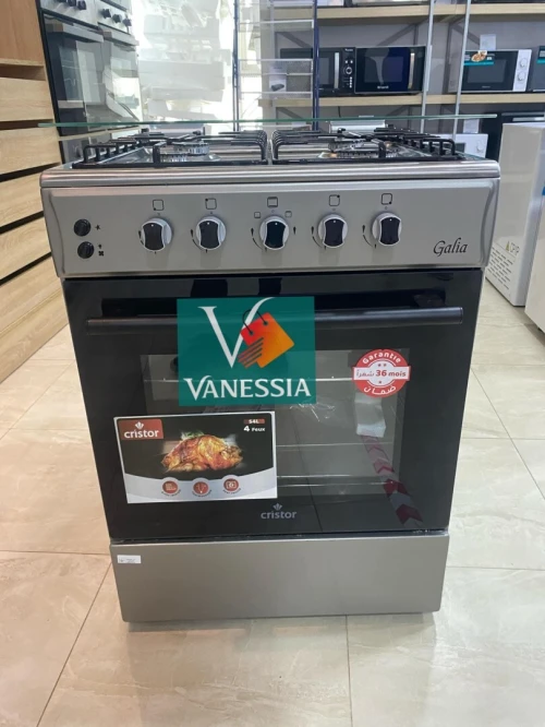 Cuisinière 60Cm Inox Ventiller Marque Cristor Galia