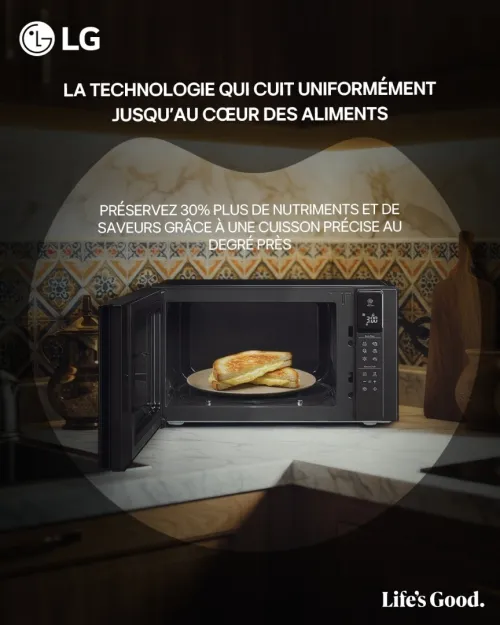 MICROWAVE LG 25L ET 30L OVEN NOIR