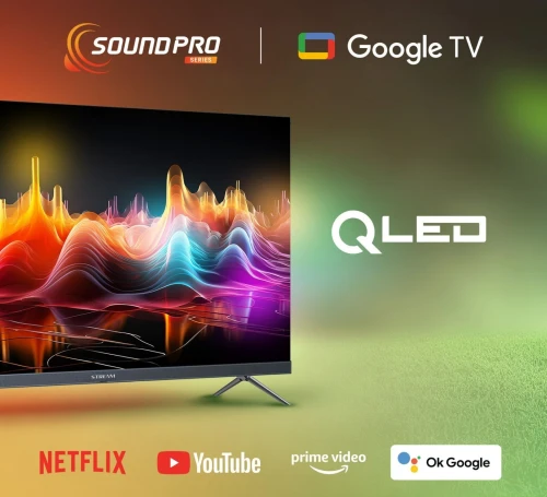 QLED STREAM SYSTEM 50P GOOGLE TV SOUND PRO 4K UHD