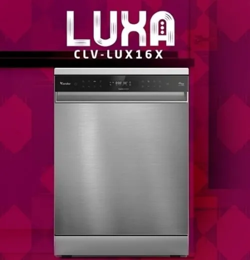 LAVE VAISSELLE CONDOR LUXA 16C 9 PROG AFFICHEUR INOX