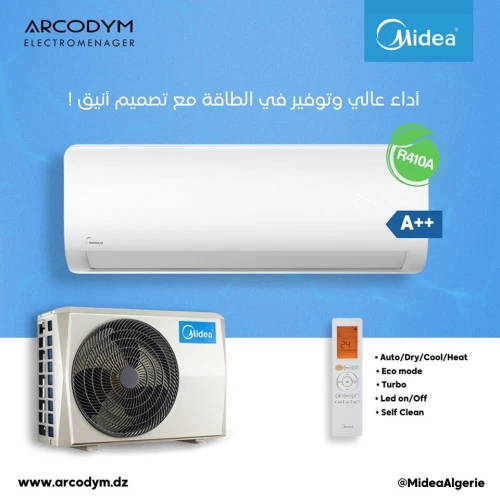 CLIMATISEUR MIDEA 12000BTU KING INVERTER TROPICAL